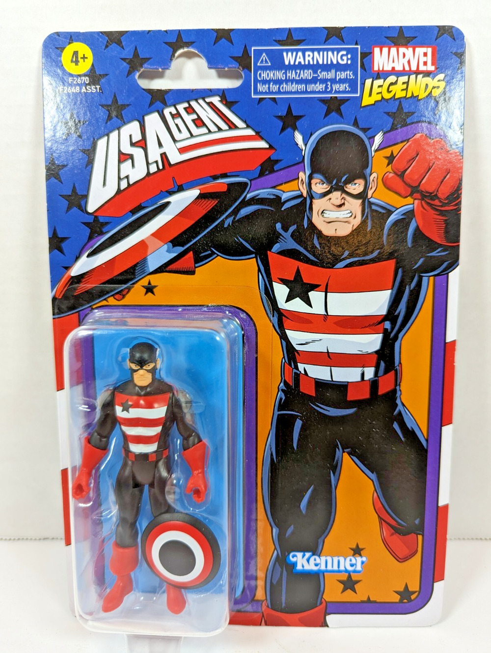 NIB Marvel Legends Retro Series U.S. AGENT 3.75" Action Figure Kenner